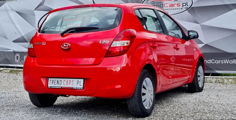Hyundai i20 cena 19990 przebieg: 154000, rok produkcji 2012 z Wałbrzych małe 407